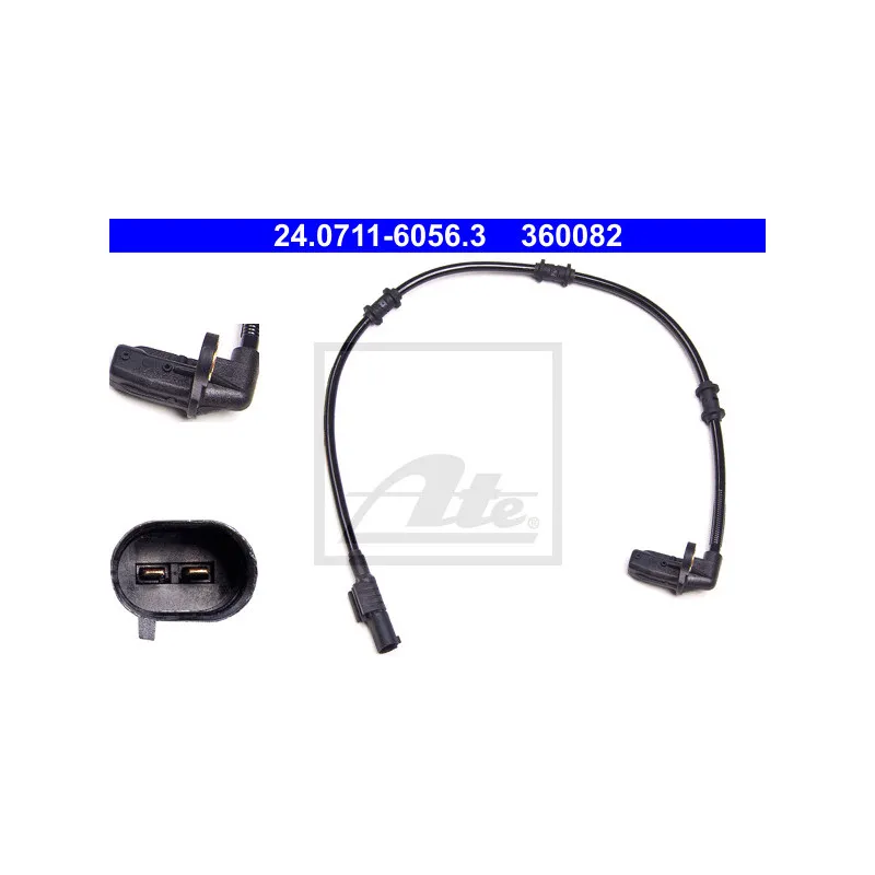 Capteur, vitesse de roue ATE 24.0711-6056.3