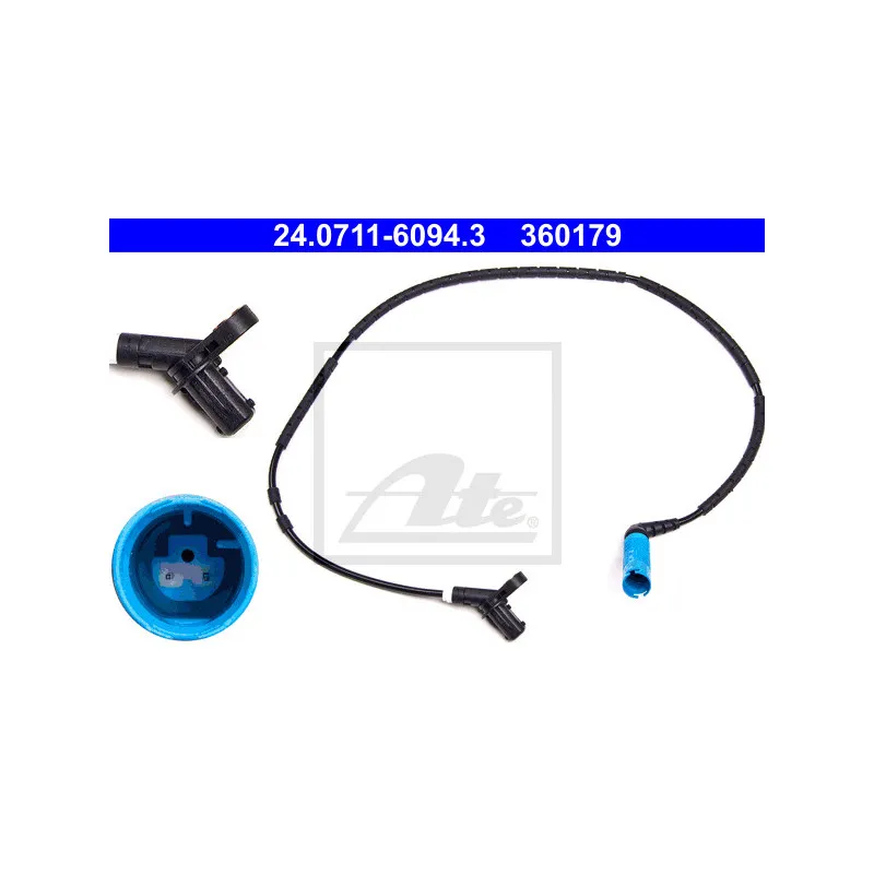 Capteur, vitesse de roue ATE 24.0711-6094.3
