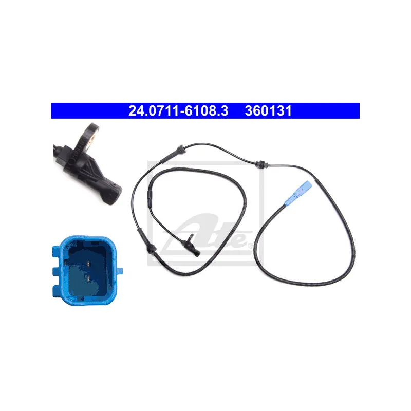 Capteur, vitesse de roue ATE 24.0711-6108.3