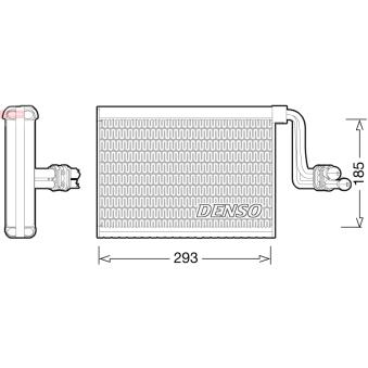 Evaporateur climatisation DENSO DEV05002