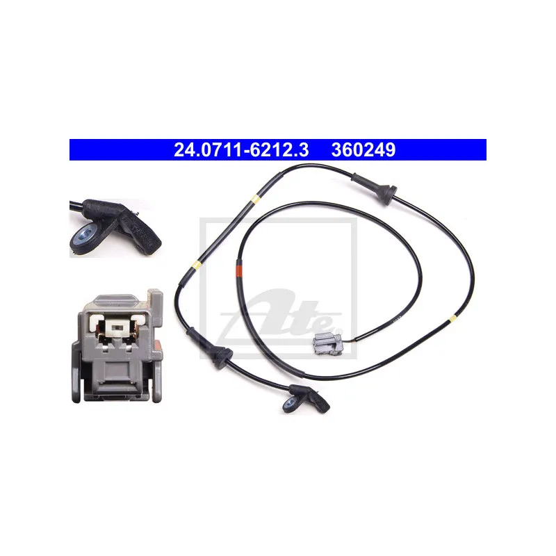 Capteur, vitesse de roue ATE 24.0711-6212.3