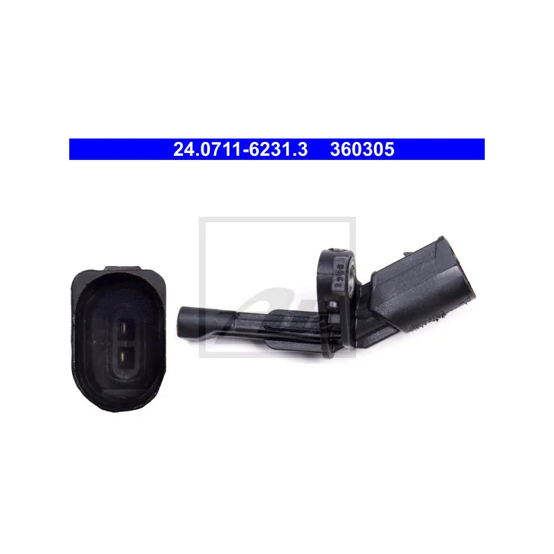 Capteur, vitesse de roue ATE 24.0711-6231.3