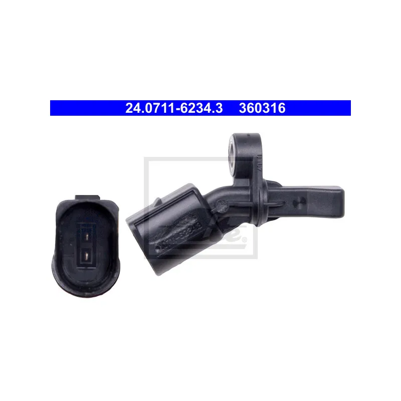 Capteur, vitesse de roue ATE 24.0711-6234.3