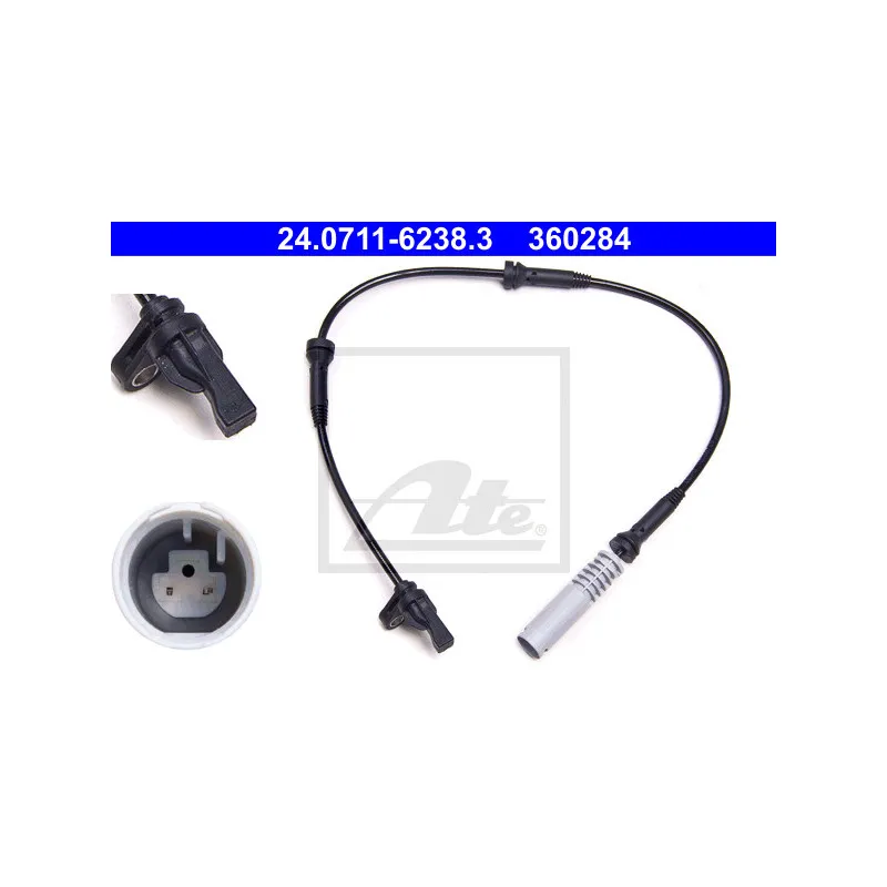 Capteur, vitesse de roue ATE 24.0711-6238.3
