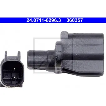 Capteur, vitesse de roue ATE 24.0711-6296.3