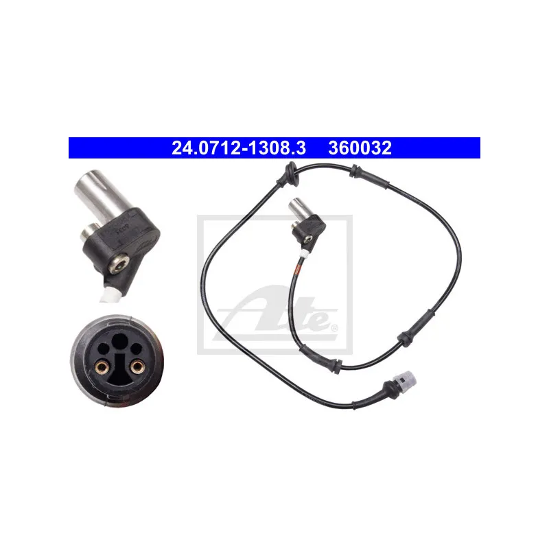 Capteur, vitesse de roue ATE 24.0712-1308.3