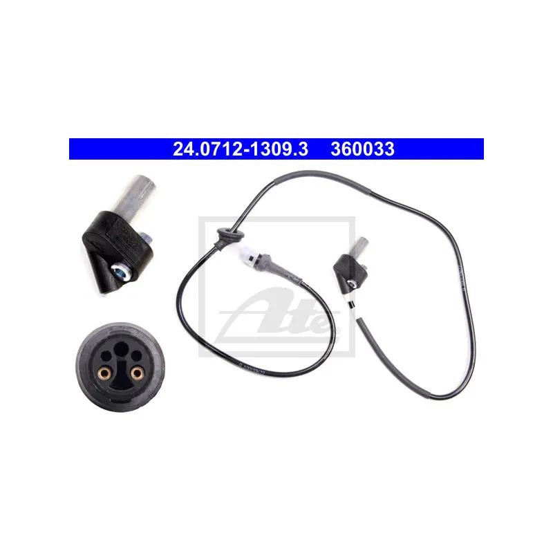 Capteur, vitesse de roue ATE 24.0712-1309.3