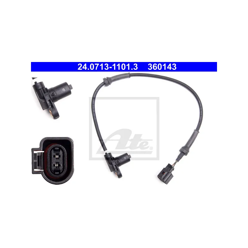 Capteur, vitesse de roue ATE 24.0713-1101.3