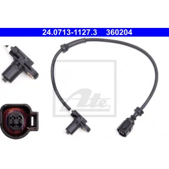 Capteur, vitesse de roue ATE 24.0713-1127.3