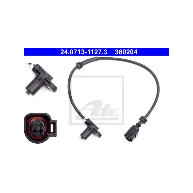 Capteur, vitesse de roue ATE 24.0713-1127.3