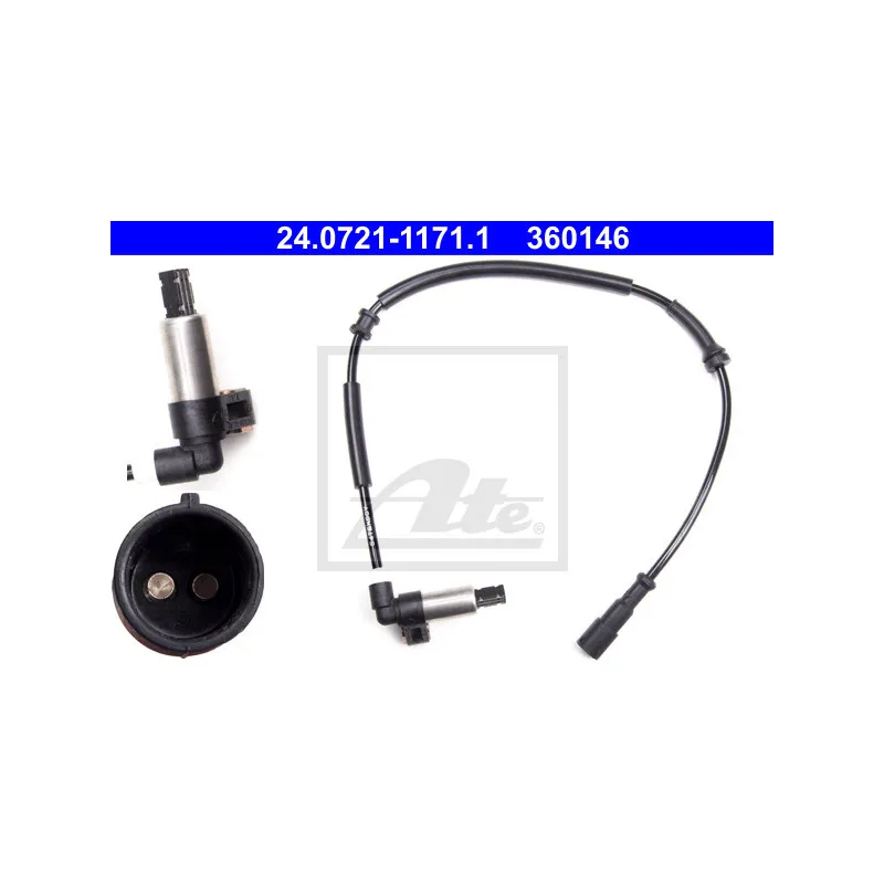Capteur, vitesse de roue ATE 24.0721-1171.1