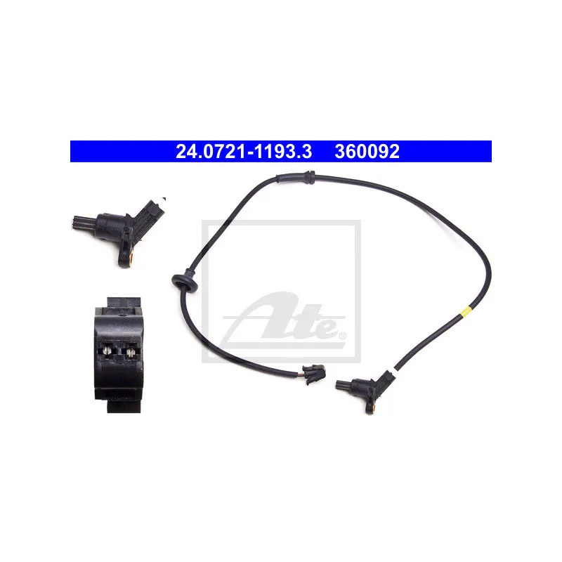 Capteur, vitesse de roue ATE 24.0721-1193.3