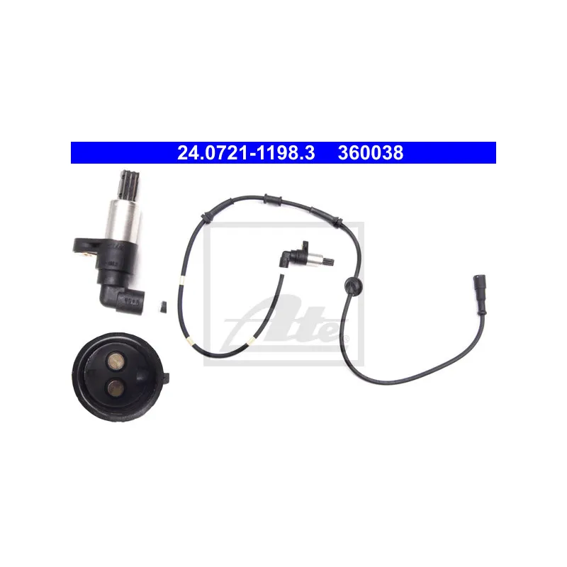 Capteur, vitesse de roue ATE 24.0721-1198.3