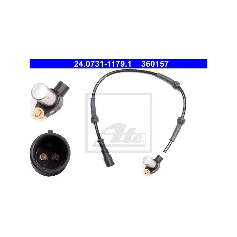 Capteur, vitesse de roue ATE 24.0731-1179.1