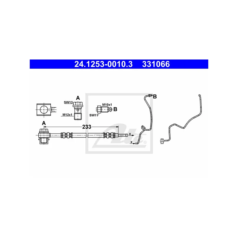 Flexible de frein ATE 24.1253-0010.3