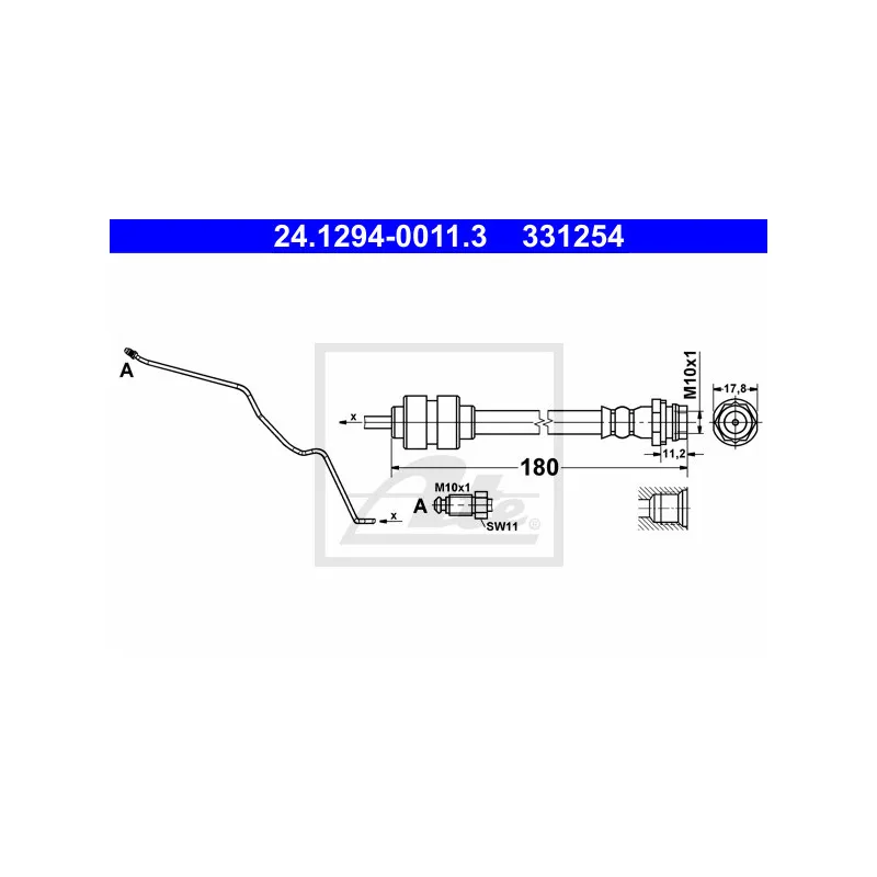 Flexible de frein ATE 24.1294-0011.3