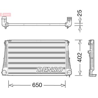 Intercooler, échangeur DENSO DIT06003
