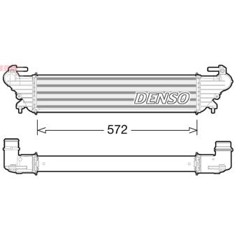 Intercooler, échangeur DENSO DIT09114