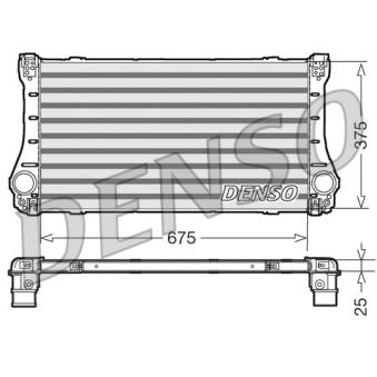 Intercooler, échangeur DENSO DIT50006