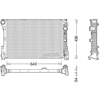 Radiateur, refroidissement du moteur DENSO