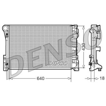 Radiateur, refroidissement du moteur DENSO DRM17111
