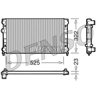 Radiateur, refroidissement du moteur DENSO DRM32005