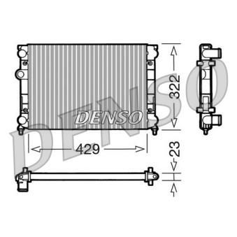 Radiateur, refroidissement du moteur DENSO DRM32007