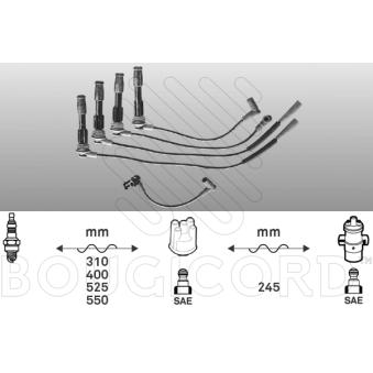 Kit de câbles d'allumage EFI AUTOMOTIVE
