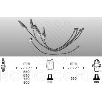 Kit de câbles d'allumage EFI AUTOMOTIVE