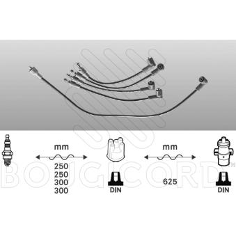 Kit de câbles d'allumage EFI AUTOMOTIVE 3463