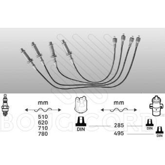 Kit de câbles d'allumage EFI AUTOMOTIVE