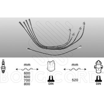 Kit de câbles d'allumage EFI AUTOMOTIVE