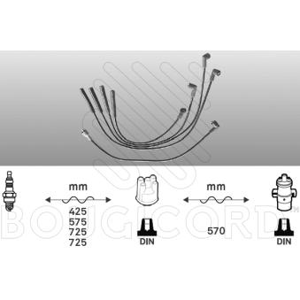 Kit de câbles d'allumage EFI AUTOMOTIVE