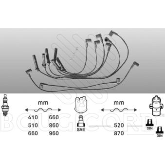 Kit de câbles d'allumage EFI AUTOMOTIVE