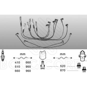 Kit de câbles d'allumage EFI AUTOMOTIVE