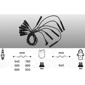 Kit de câbles d'allumage EFI AUTOMOTIVE