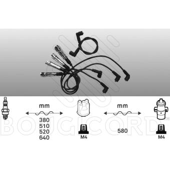 Kit de câbles d'allumage EFI AUTOMOTIVE 9231