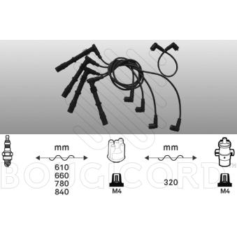 Kit de câbles d'allumage EFI AUTOMOTIVE