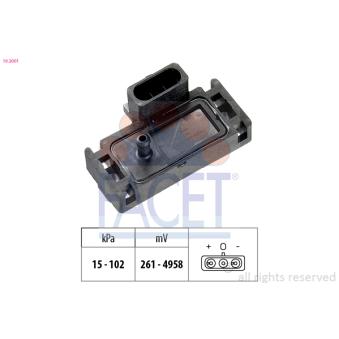 Capteur de pression barométrique, adaptation à l'altitude FACET 10.3001