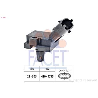 Capteur, pression de suralimentation FACET 10.3186