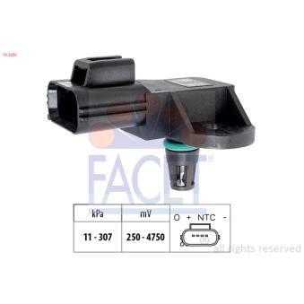 Capteur, pression de suralimentation FACET 10.3205