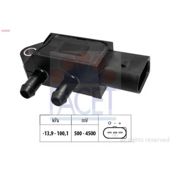 Capteur de pression barométrique, adaptation à l'altitude FACET 10.3318