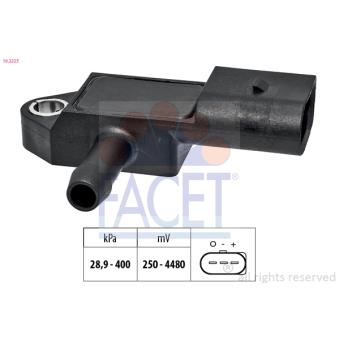 Capteur de pression barométrique, adaptation à l'altitude FACET 10.3327