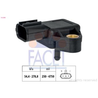 Capteur de pression barométrique, adaptation à l'altitude FACET 10.3396