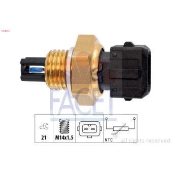 Capteur, température de l'air d'admission FACET