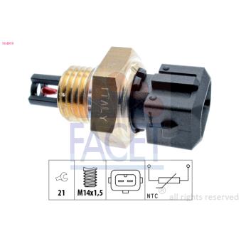 Capteur, température de l'air d'admission FACET