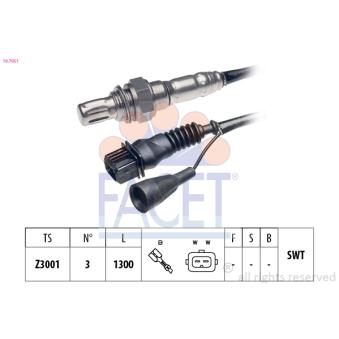 Sonde lambda FACET 10.7051