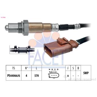 Sonde lambda FACET 10.7966