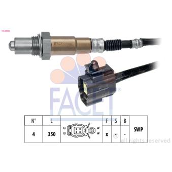 Sonde lambda FACET 10.8100