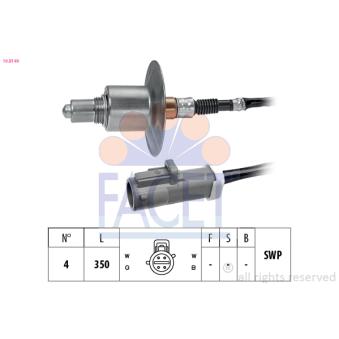Sonde lambda FACET 10.8149
